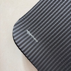 ヨガマット　厚め12mm くろ黒の画像