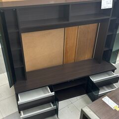 ★リユースのサカイ千葉中央店★  テレビボード ブラウン H137×D36×W150 クリーニング済み TC5393の画像