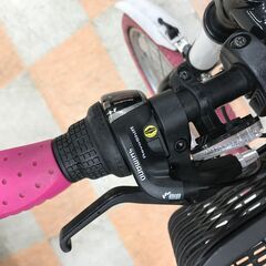 ＼家具＊家電のお店／【ｼﾞｬﾝｸﾞﾙｼﾞｬﾝｸﾞﾙ石川金沢店】 子供用自転車 ピンク/白 20インチ の画像