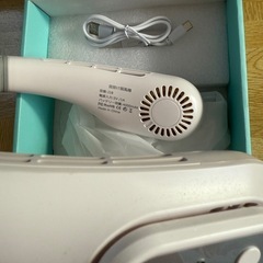 首かけ扇風機 美品の画像