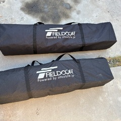 【格安！】フィールドア　ワンタッチタープ2.5m サイドシート2枚付き！の画像