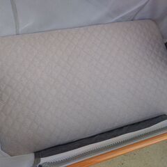 10,000円/09 6段階高さ調整 ベビーベット UU001 0-24ヶ月 牛革メッシュ 合金鋼パイプ 2024年製 状態良好 の画像