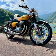 車検R9.5！絶好調！CB750four！ゴールド！交渉可！実動！交換可！旧車！ホンダ！ CB750！の画像