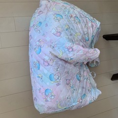 保育園で使っていた子ども用の寝具セットの画像