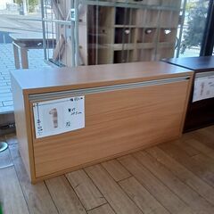 ★リユースのサカイつくば店★TK7306 ベルーナ シューズラック ナチュラル H42×D30×W90 クリーニング済みの画像