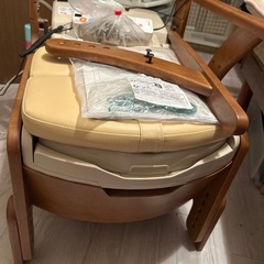 シャワー付家具調簡易便器、非常時にも❗️の画像