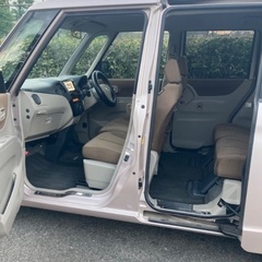 令和9年5月末‼️ ♡ 車検いっぱいですよー♩ パワースライドドア 🙌🏻 ルークス ROOX スマートキー. プッシュスタート✨(^O^)  Bluetooth ♬ ナビ . TV ワンセグ ，の画像