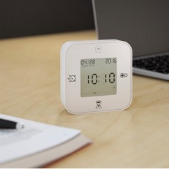 IKEA KLOCKIS 時計/温度計/アラーム/タイマー 7 x 7 x 3 cmの画像