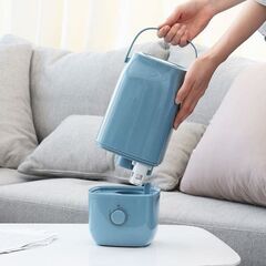 【和歌山市六十谷】新品｜やさしい加湿器（ブルー）、キレイなミストでたっぷり潤す。の画像