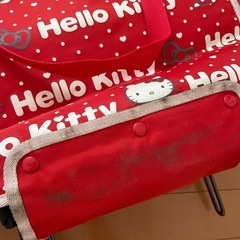 キティちゃん買い物キャリーバッグの画像