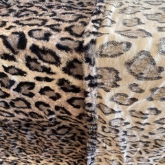 豹柄　布の画像