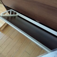 ★リユースのサカイつくば店★TK7308 ベルーナ シューズラック ブラウン H119×D17×W90 クリーニング済みの画像