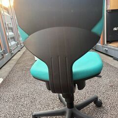 【中古✨3,000円】事務イス BIT-EX43L0-F グリーン💺 パソコンチェア／デスクチェアの画像