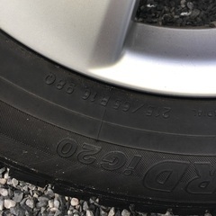 215/65R16 スタッドレス4本　アイスガード　トヨタ純正ホイールの画像