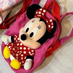 ミニーちゃん ぬいぐるみ付きリュックディズニー ちいさなプリンセス ソフィアリュックセットの画像