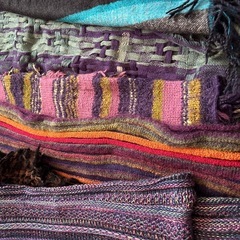 マフラー ショールの画像