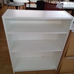 ★リユースのサカイつくば店★TK7310  収納棚 ホワイト H106×D28×W80 クリーニング済みの画像