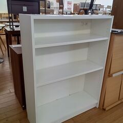 ★リユースのサカイつくば店★TK7310  収納棚 ホワイト H106×D28×W80 クリーニング済みの画像