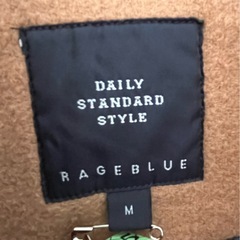 RAGEBLUE ベージュ メリノウール チェスターコート M 美品の画像