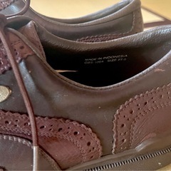 本革ゴルフシューズ 27.0EEEの画像