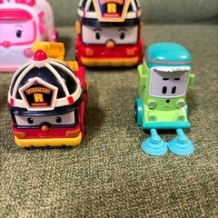 ロボット おもちゃ セット トラック ロボカーポリーの画像