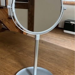 無印良品　アルミコンパクトミラー　大（トレー式）の画像