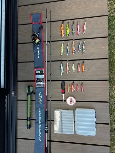 釣竿　エギングセット　セフィアssなど‼️