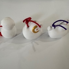 招福干支土鈴　2026午2027未2028申年3年分の画像