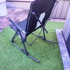 【美品】TIMBER RIDGE ロッキングチェア  折りたたみ式  収納バッグ付 アウトドアチェア キャンプの画像