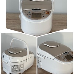 日立 IHジャー炊飯器 5.5合 2020年製 圧力スチーム炊き ふっくら御膳 RZ-TS103M シャンパンホワイト HITACHI 札幌市白石区★の画像