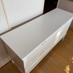 チェスト・たんす　IKEA MUSKEN ホワイトの画像