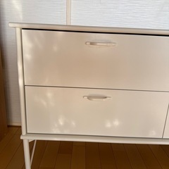 チェスト・たんす　IKEA MUSKEN ホワイトの画像