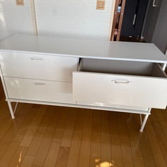 チェスト・たんす　IKEA MUSKEN ホワイトの画像