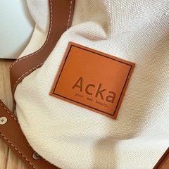 Acka キャンバストートの画像