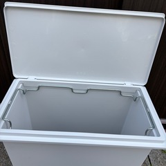 無印良品　ダストボックス　ゴミ箱　蓋ありの画像