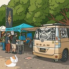 11/29 (土) 姫路青空市 に出店します（ステッカー、…