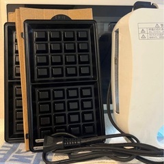 山善　ワッフル・ホットサンドメーカーの画像