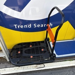 TRUSCO 樹脂 台車 折り畳み 黒 軽量  780X490の画像