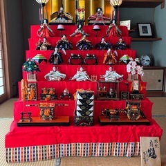 ひな人形七段飾りの画像