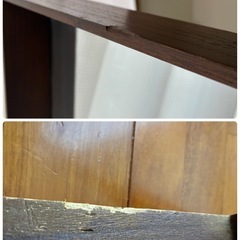 【格安】ナチュラル　ウッド　スタンドミラーの画像