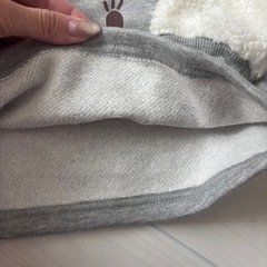 ウサポラン　80 裏起毛ながそで　新品　タグ付きの画像