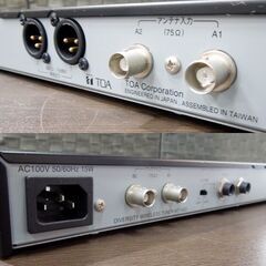 TOA ダイバシティワイヤレスチューナー WT-1822 業務機器 東亜 通電のみ確認 ジャンク扱い品 札幌市 新道東店の画像