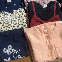 女の子 ベビー服 秋冬　80〜90cm まとめ売りの画像
