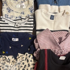 女の子 ベビー服 秋冬　80〜90cm まとめ売りの画像