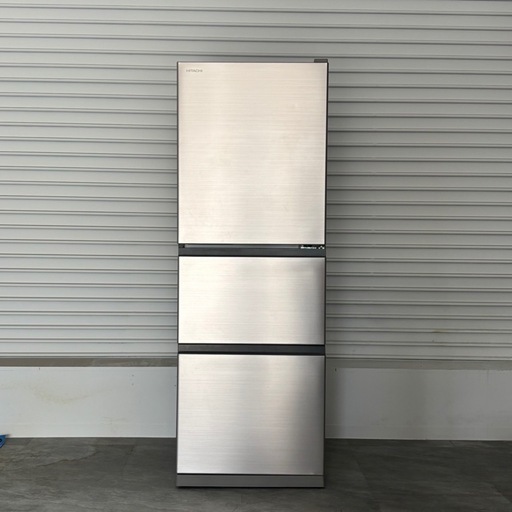 値下げしました！日立 3ドア冷蔵庫 265L 2022年製 R-27RV 右開き 幅54cm スリム ノンフロン 札幌市白石区