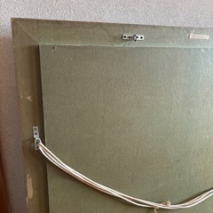 油絵　田舎の風景画　作者不明の画像