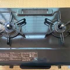 ガスコンロ　ガステーブル　都市ガス　美品　二口　グリルの画像