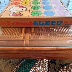 キティちゃんひらがな積み木の画像