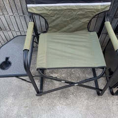 コールマン テーブル付アウトドアチェア 3脚の画像
