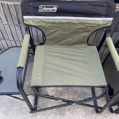 コールマン テーブル付アウトドアチェア 3脚の画像